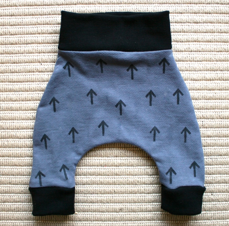 Arrow design stencilled new baby harem pants