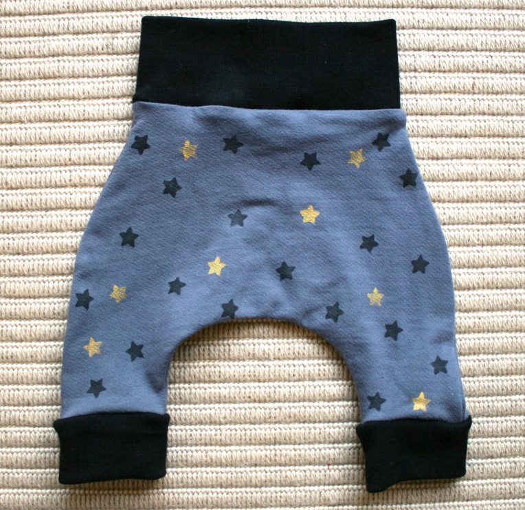 Star stencilled new baby harem pants