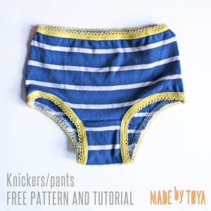free kids knickers / pants pattern images