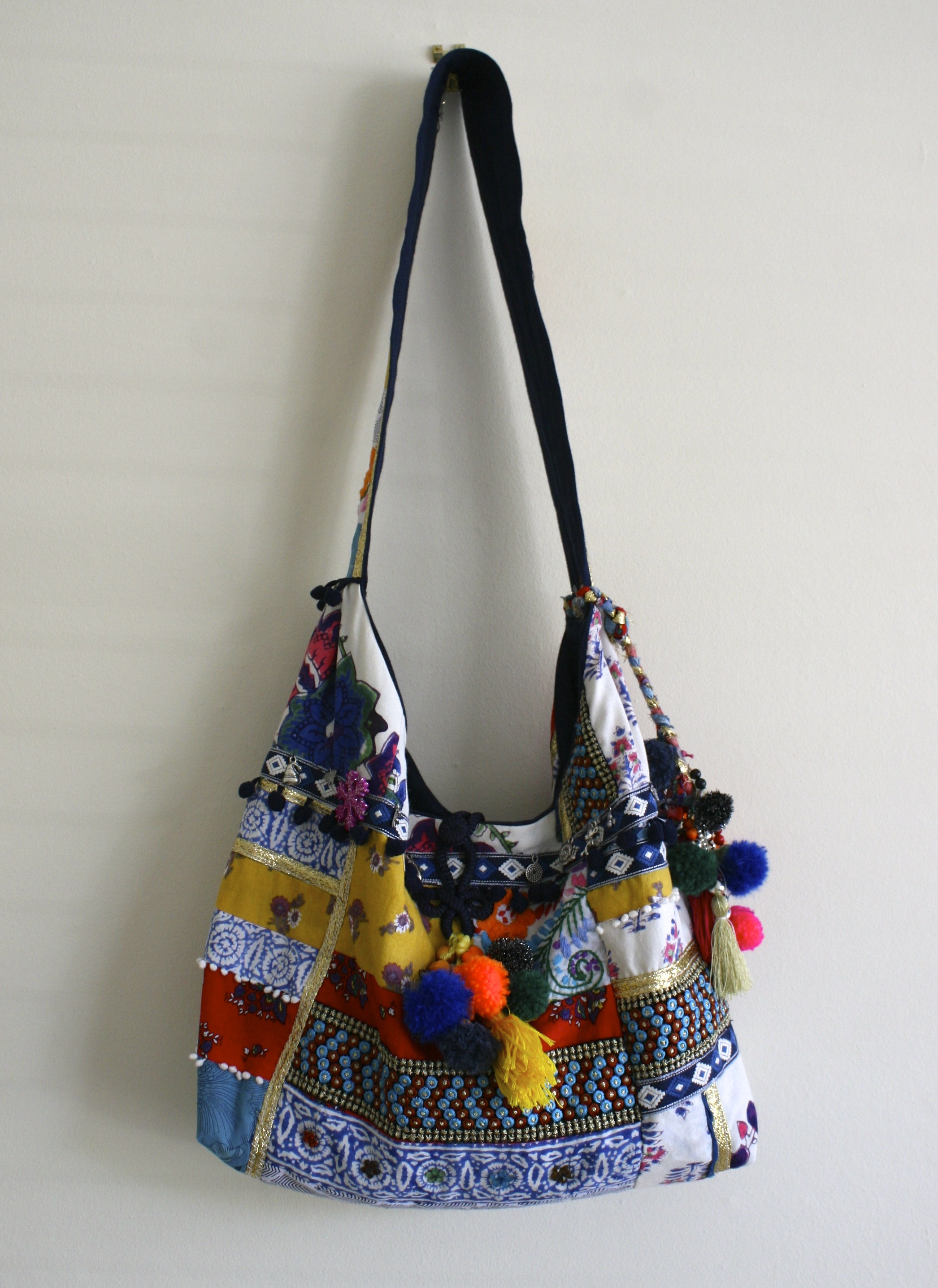 Boho scrap bag – Made by Toya