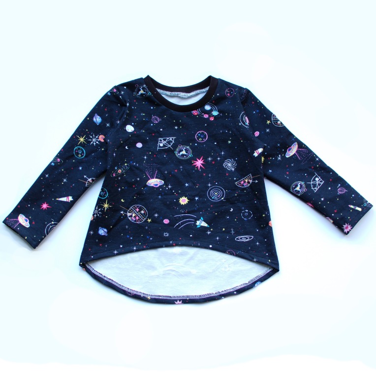 mini briar in space print french terry